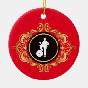 Mechanics Day Victorian Style Christmas Ornament