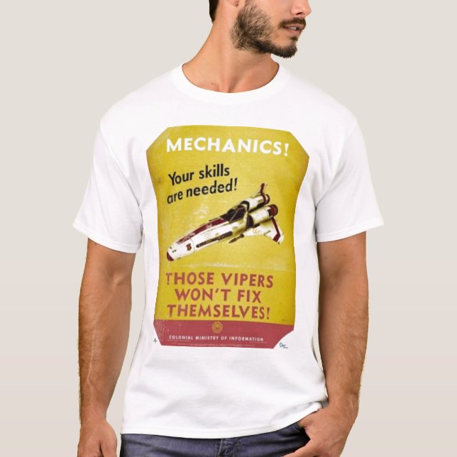Mechanics WW1 Propaganda T-Shirt (Front)