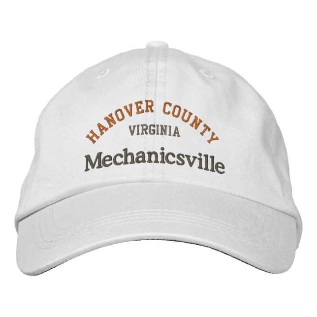 Mechanicsville Hanover County Embroidered Hat (Front)