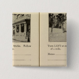 Mechanicsville, NY 2 Inch Square Button