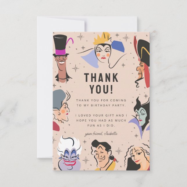 Méchant Disney Anniversaire - Rose Merci (Devant)