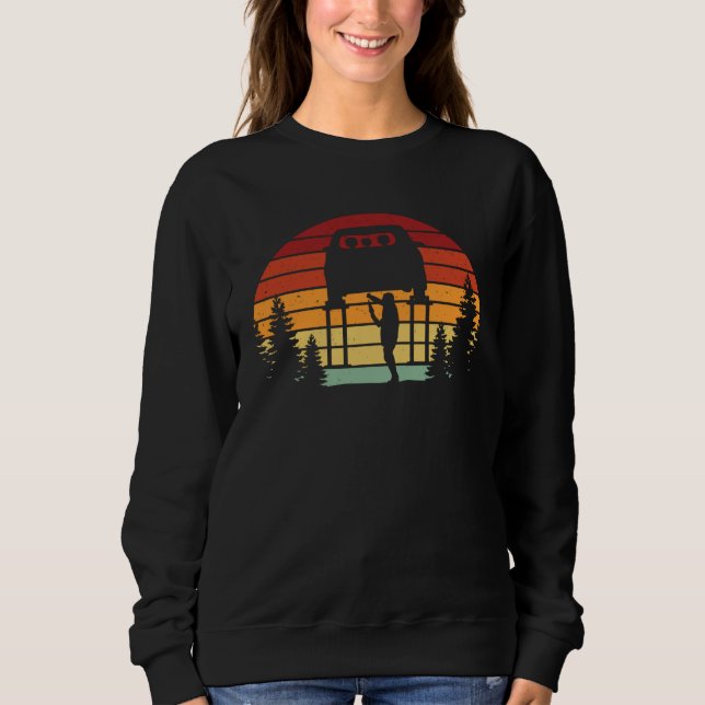 Mechatronics Technician Car Workshop Garage Retro  Sweatshirt (Front)