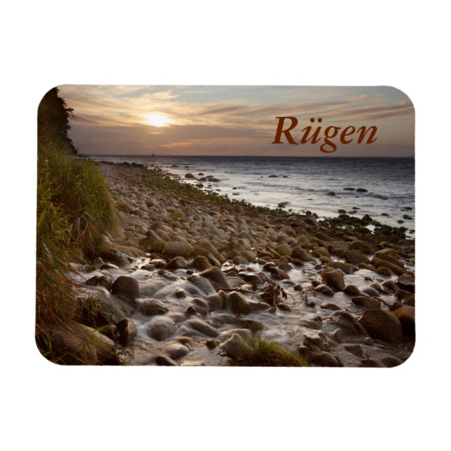 Mecklenburg Coast sunset Magnet (Horizontal)