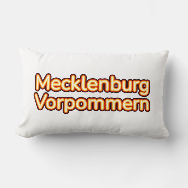 Mecklenburg Vorpommern Deutschland Germany Lumbar Pillow (Front)