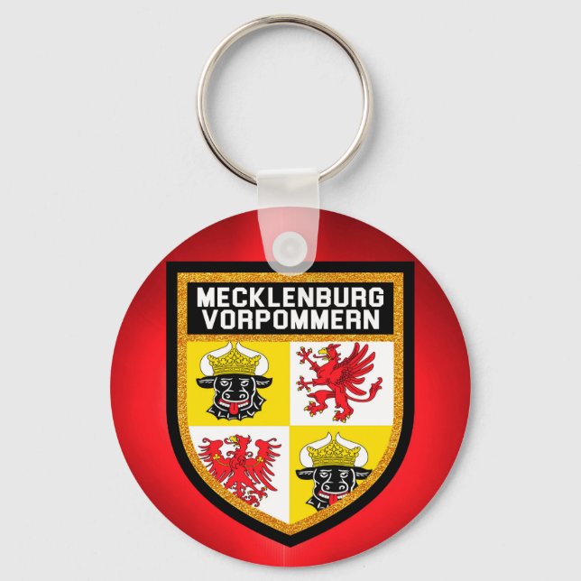 Mecklenburg-Vorpommern Flag Keychain (Front)