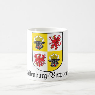 Mecklenburg-Vorpommern Wappen Coat of Arms Coffee Mug