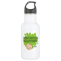 Meconium Happens Water Bottle
