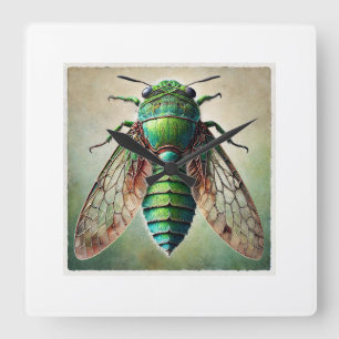 Mecotetartus Insect Dorsal View 220824IREF246 - Wa Square Wall Clock