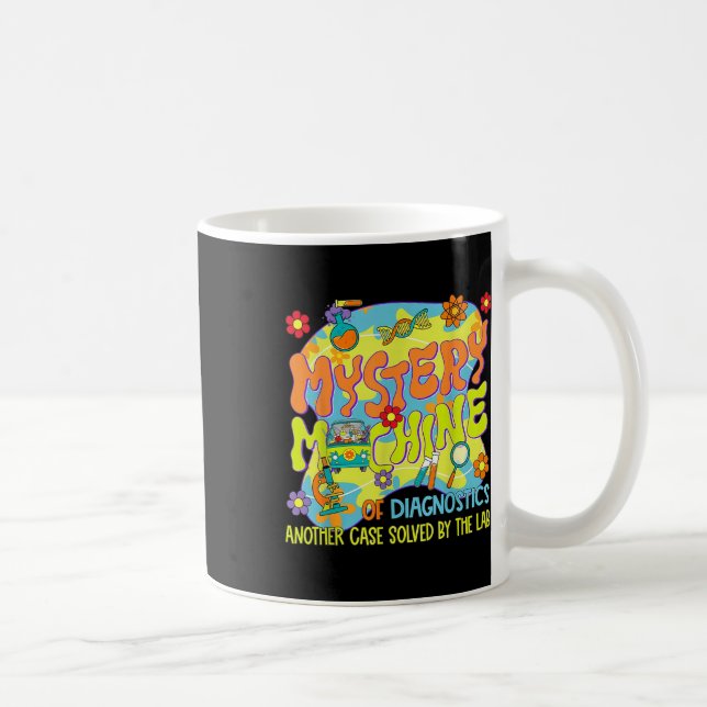 Med Lab Tech Lab Week 2025 Mystery Machine Of Diag Coffee Mug (Right)