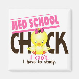 Med School Chick 1 Magnet