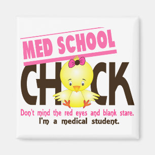 Med School Chick 2 Magnet