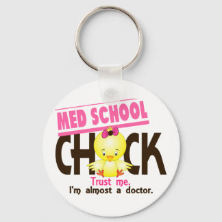 Med School Chick 3 Keychain