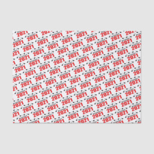 Med School Grad 2021 Graduation Tissue (Red) Paper