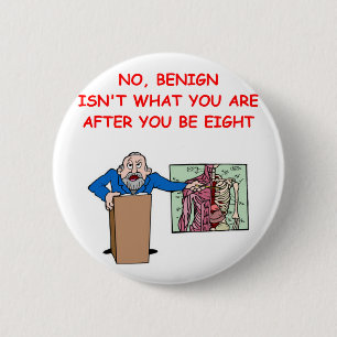 med school joke 2 inch round button
