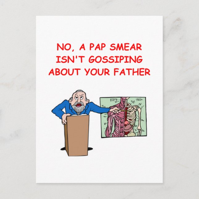 med school joke postcard (Front)