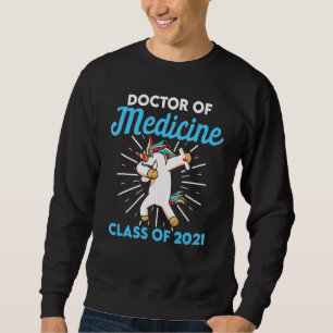 Med School Skills Us Medical Doctor Md Degree Grad Sweatshirt