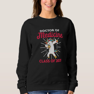 Med School Skills Us Medical Doctor Md Degree Grad Sweatshirt