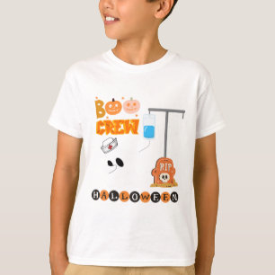 Med Surg Nurse Boo Crew Halloween Dapping Ghost Ma T-Shirt