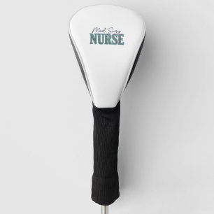 Med Surg Nurse Floral Vintage Engraving Design_1 Golf Head Cover