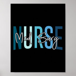 Med Surg Nurse Medical Surgical Nursing Emergency  Poster