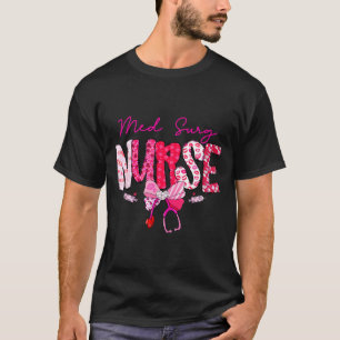 Med Surg Nurse Valentine's Day Stethoscope Coquett T-Shirt