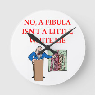 med xchool joke round clock