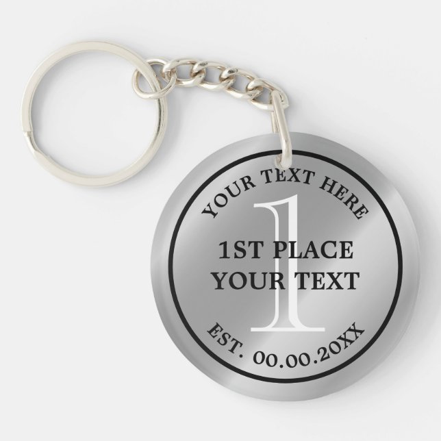 Médaille d'argent porte - clé pour la compétition  (Devant)