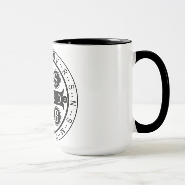 Médaille de Benoît de saint tasse de 15 onces (Droite)