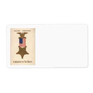 Médaille de la guerre civile de l'Union du drapeau