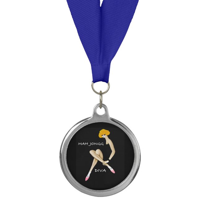 Médaille de ruban bleu de diva d'heure-milliampère (Devant)