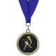 Médaille de ruban bleu de diva d'heure-milliampère