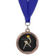 Médaille de ruban bleu de diva d'heure-milliampère