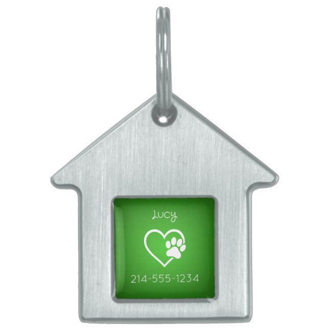 Médaille d'identification personnalisée pour chien (Devant)