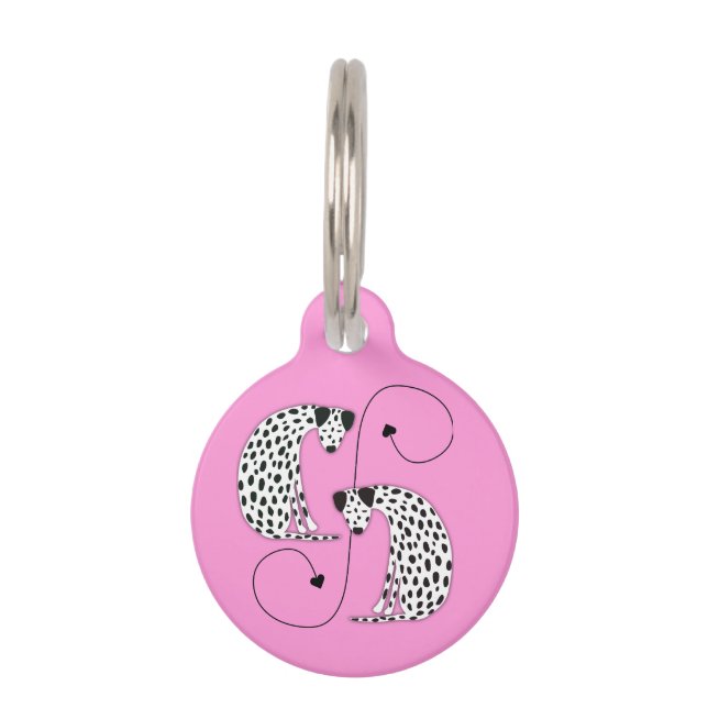 Médaille d'identification pour chien dalmate (Devant)