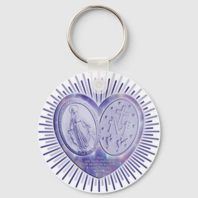 medaille miraculeuse / Wunderbare Medaille Keychain (Front)