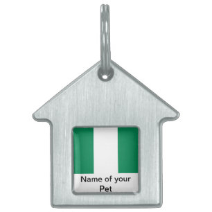Médaille pour animal de compagnie avec drapeau du