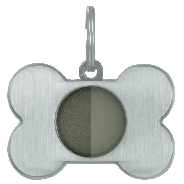 Médaille pour animaux personnalisable avec cadre d (Devant)