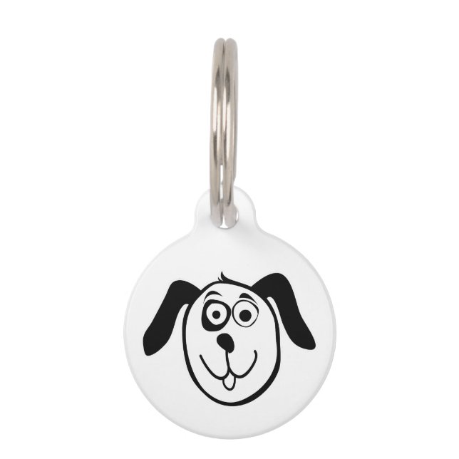 Médaille pour chien personnalisée avec un design d (Devant)
