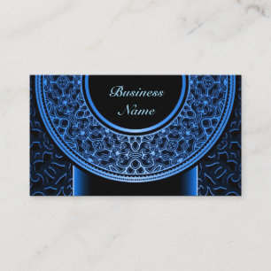 Médaillon bleu Carte de visite 3