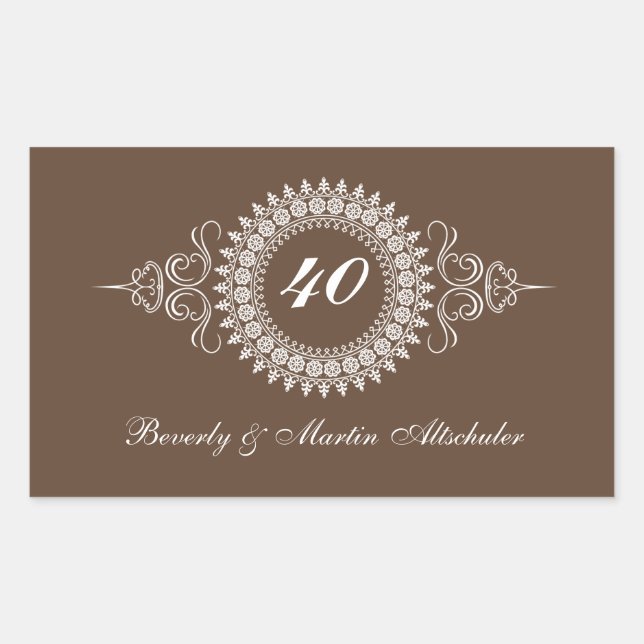 Médaillon Changer le Sticker du numéro anniversair (Devant)