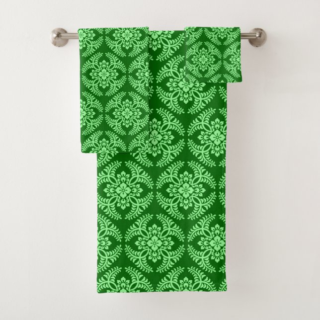 Médaillon japonais Motif, Dark Jade Green (En situation)