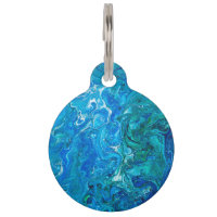 Agate folle élégante 2 de dentelle - Aqua bleu