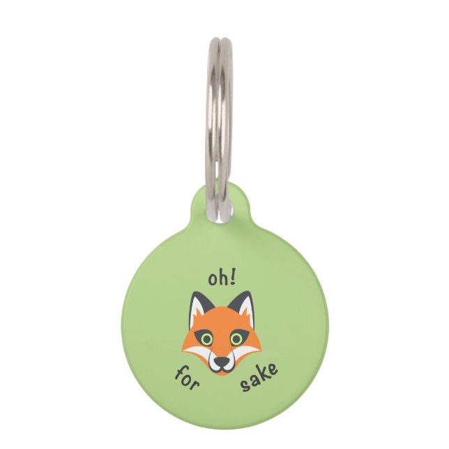 Médaillon Pour Animaux Ah ! Pour la bande dessinée d'Emoji d'expression (Devant)