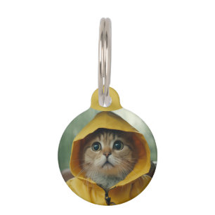 Médaillon Pour Animaux Ajouter 1 photo avec texte personnalisé sur le dos