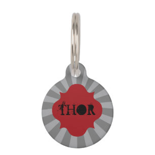 Médaillon Pour Animaux Ajouter le nom Superhero Fun Pet ID balise