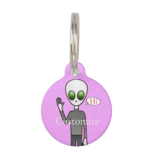 Médaillon Pour Animaux Alien courtois Thunder_Cove