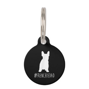 Médaillon Pour Animaux Amoureux des Bulldog   Papa Frenchie Papa Bouledog