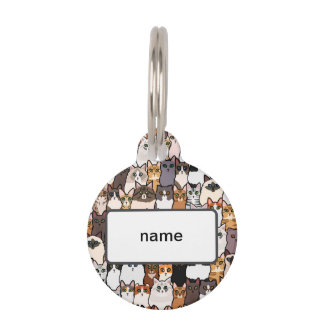 Médaillon Pour Animaux Amusez tant de chats et de chatons Collage