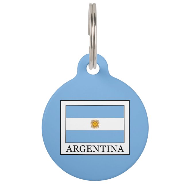 Médaillon Pour Animaux Argentine (Devant)