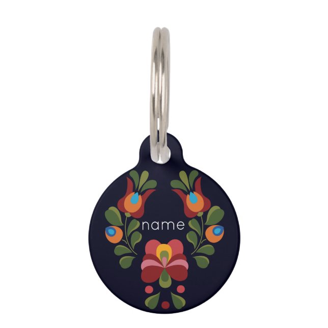Médaillon Pour Animaux Arrangement de fleurs Matyo (Devant)